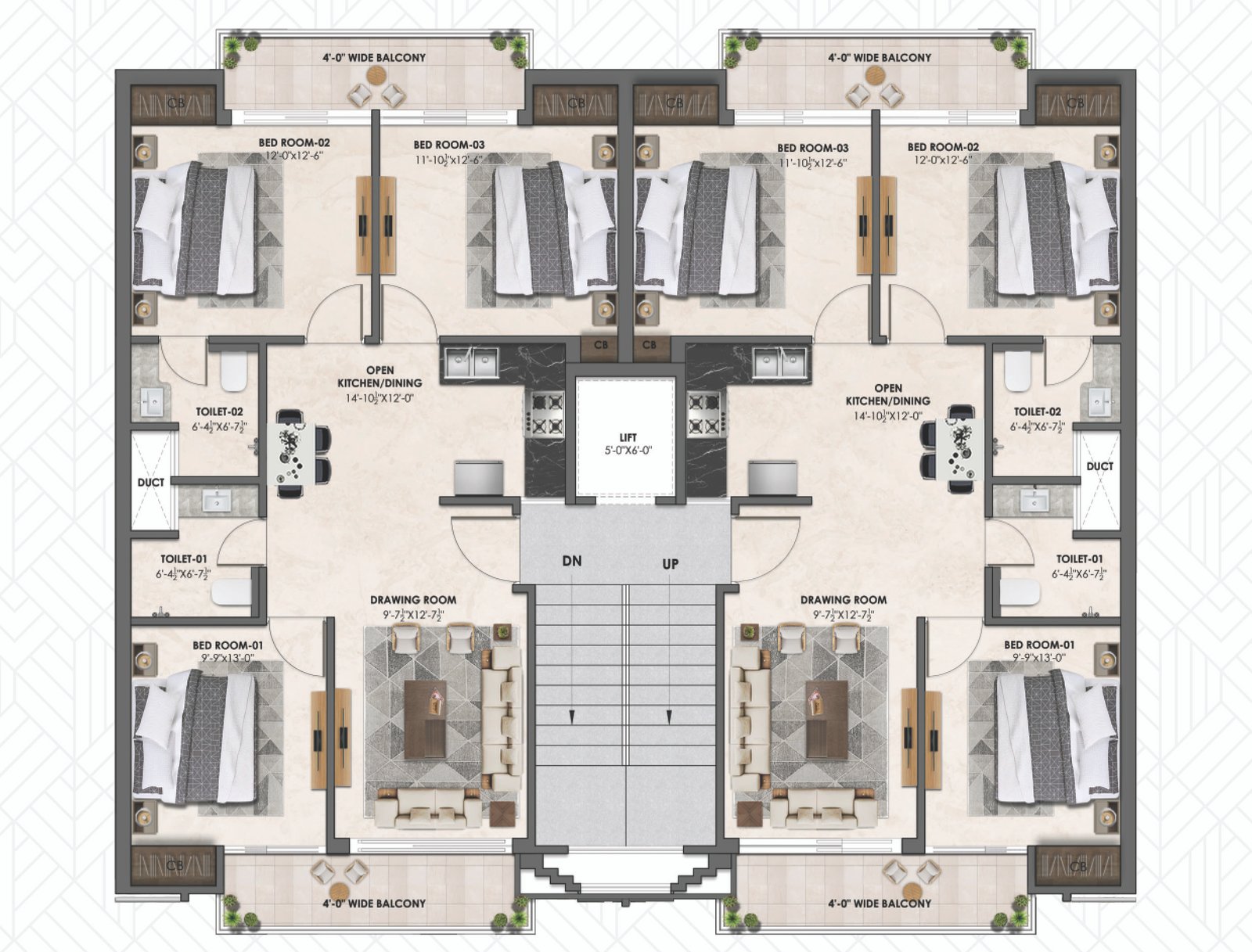 
                    Golden Avenue layout plan